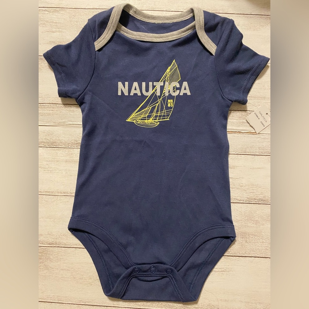 Náutica Baby T-Shirt Bodysuit Navy Blue 18 Month